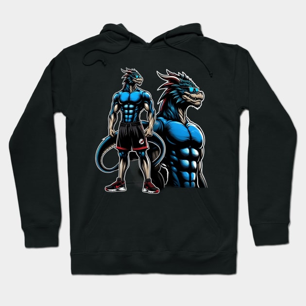 I'm Going To The Gym bodybuillding Gift, Motivation, Workout Gift,Dragon tato Hoodie by Customo